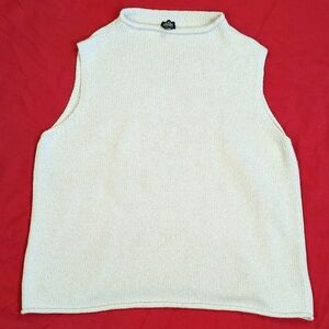 Eileen Fisher Cotton Cord Vest Top For Kitty Rescue!